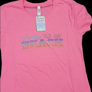 NWT Womans Salty Beach Bling T Shirt